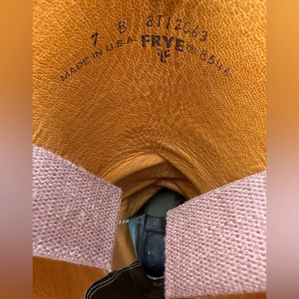 Vintage Frye Sabrina Braided Campus Boots - Picture 5 of 7